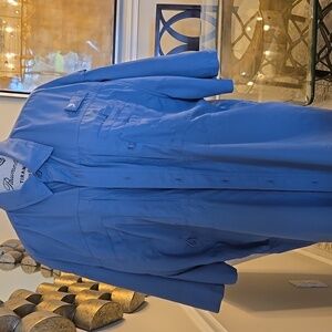 Men's Blue Casual Shirt From Big And TALL Store